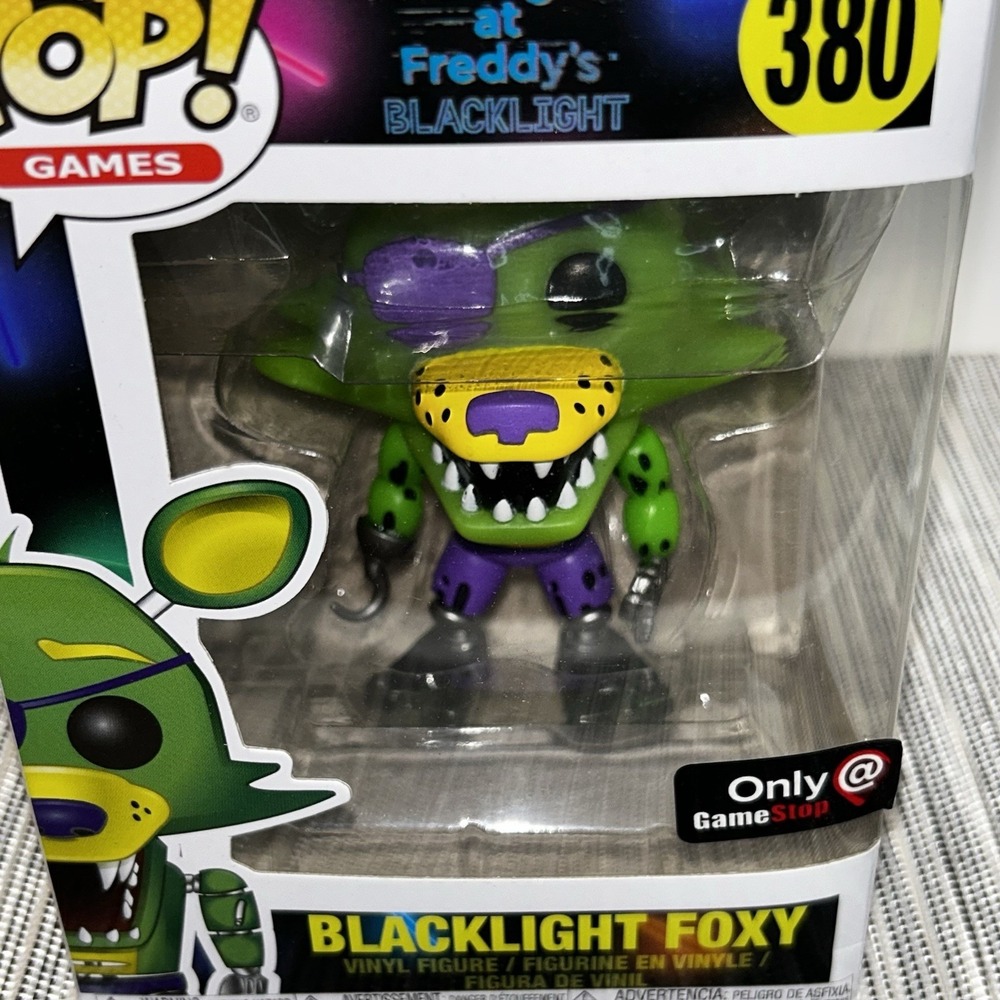 Funko Pop! Vinyl Games Five Nights at Freddy's Blacklight Foxy #380 GameStop